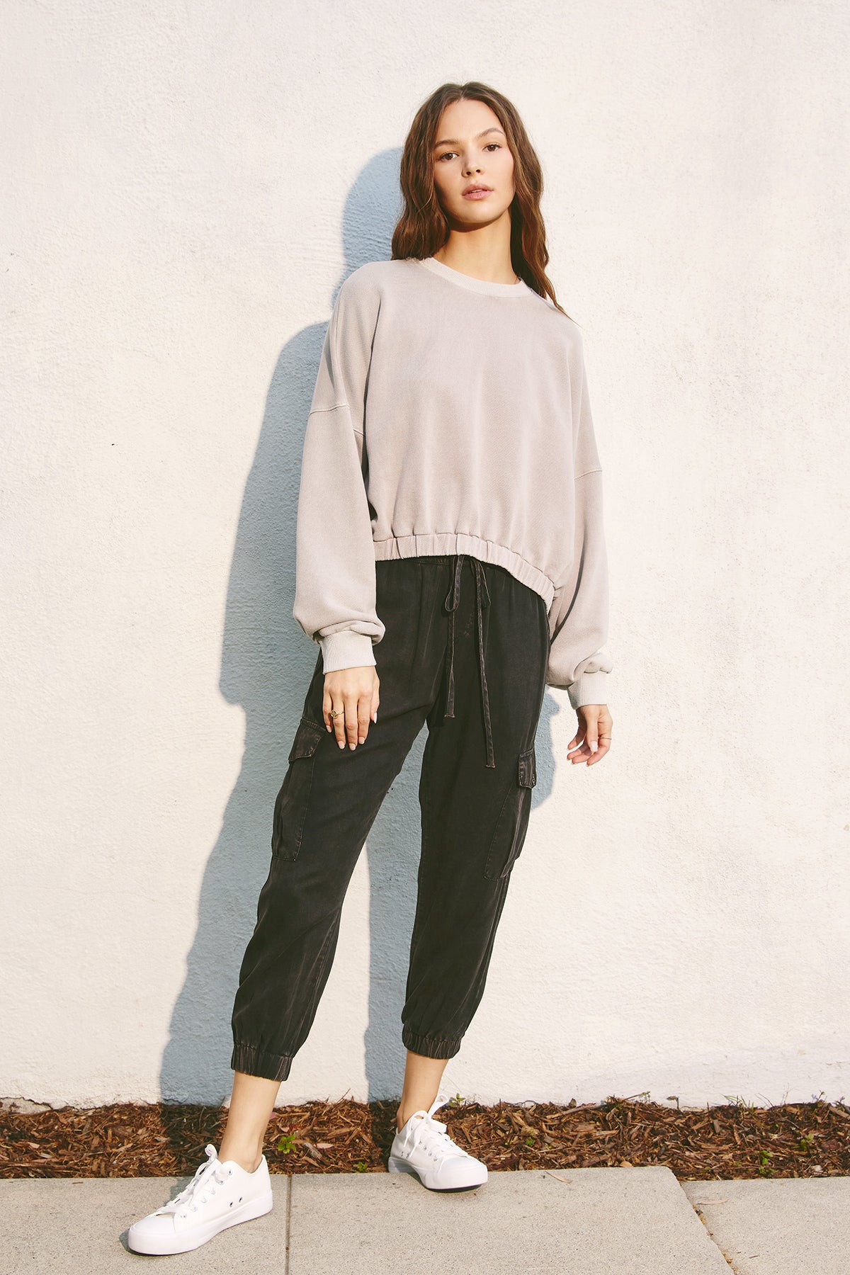Light Weight Cargo Pant - Acid Black, womens jogger collection