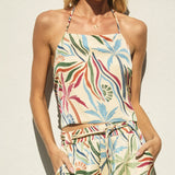 Halter Tie Back Top - Tahitian Tide, Women's Top's/Matching Sets Collection
