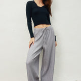 Pleated High Waisted Pant