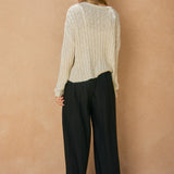 Pleated High Waisted Pant