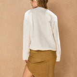 Front Pocket Furry Jacket - cream, womens jacket collection