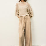 Pleated High Waisted Pant
