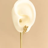6-Leaf Stud Earrings - Gold, Women's Earrings Collections