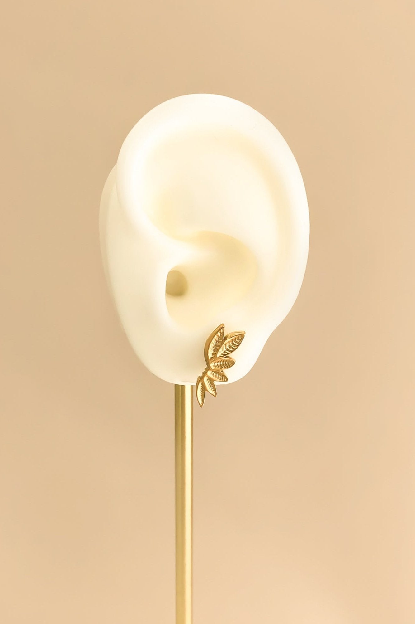 6-Leaf Stud Earrings - Gold, Women's Earrings Collections
