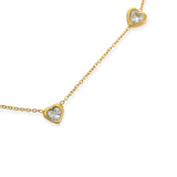 Heart Charm Necklace - Gold, Women's Necklaces Collection