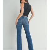 Just Black - Mid Rise Straight Bootcut