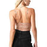 Lace Cami - Almond, Women's Tops Collection