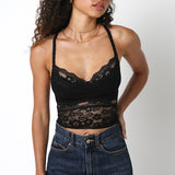 Lace Cami - Black, Women's Tops Collection