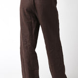 Straight Leg Linen Pant - Coffee, Women's Pants Collection