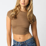 Short Sleeve Cropped Top