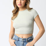 Short Sleeve Cropped Top