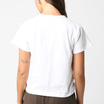 Short Sleeve Basic Tee - white, womens top collection