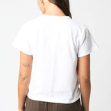 Short Sleeve Basic Tee - white, womens top collection