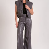 Vest With High Collar