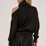 Turtleneck Sweater - black, womens sweater collection