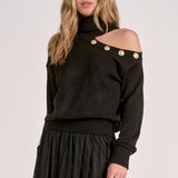 Turtleneck Sweater - black, womens sweater collection