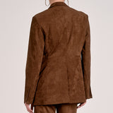 One Button Blazer - chocolate, womens jacket collection