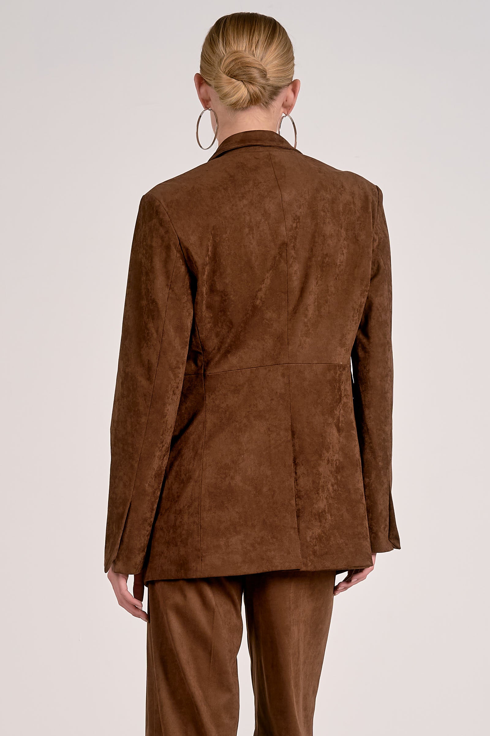 One Button Blazer - chocolate, womens jacket collection