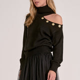 Turtleneck Sweater - black, womens sweater collection