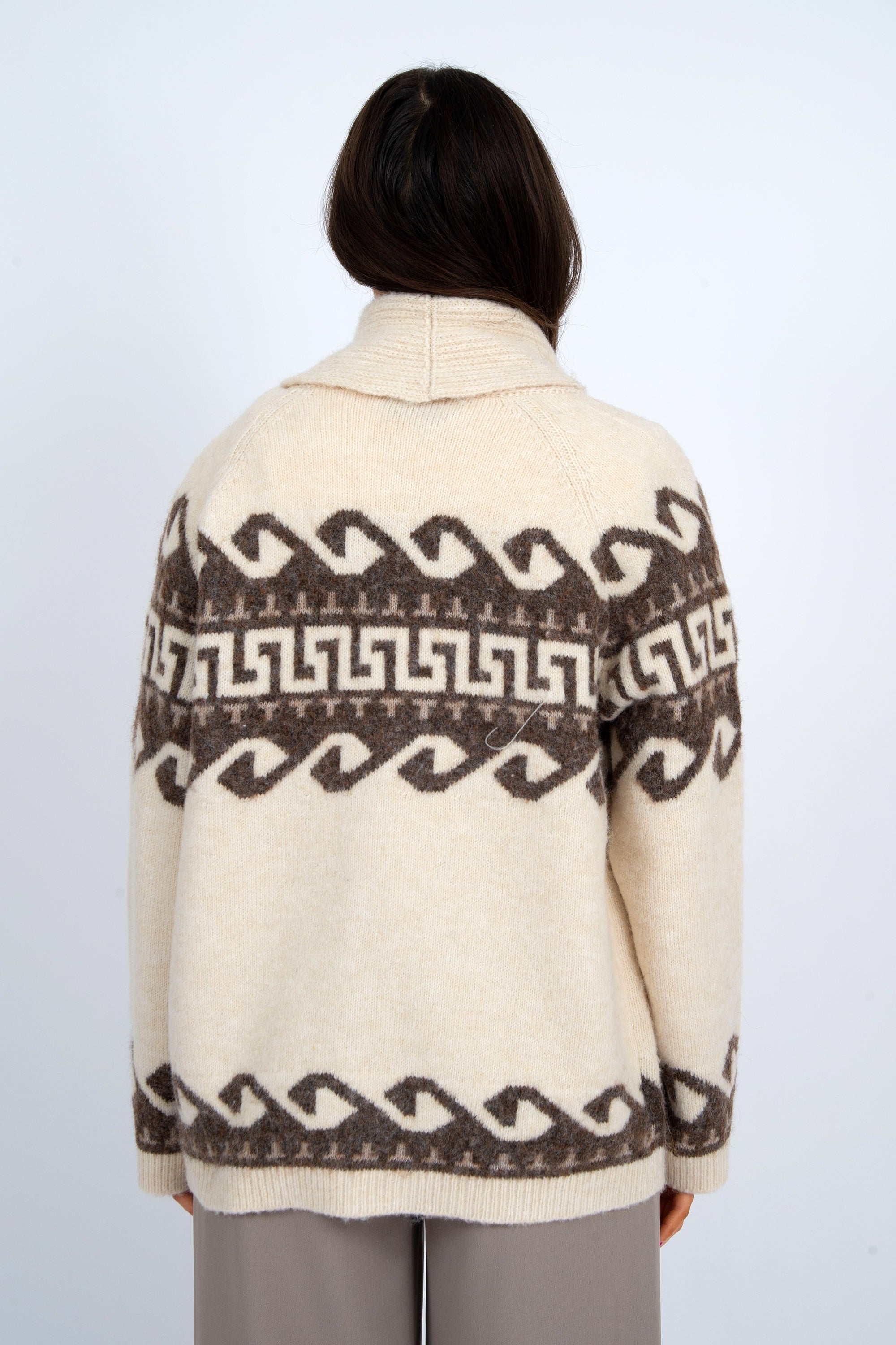 Long Sleeve Shawl Collar - natural, womens cardigan collection