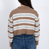 Long Sleeve Crew Neck Cardigan