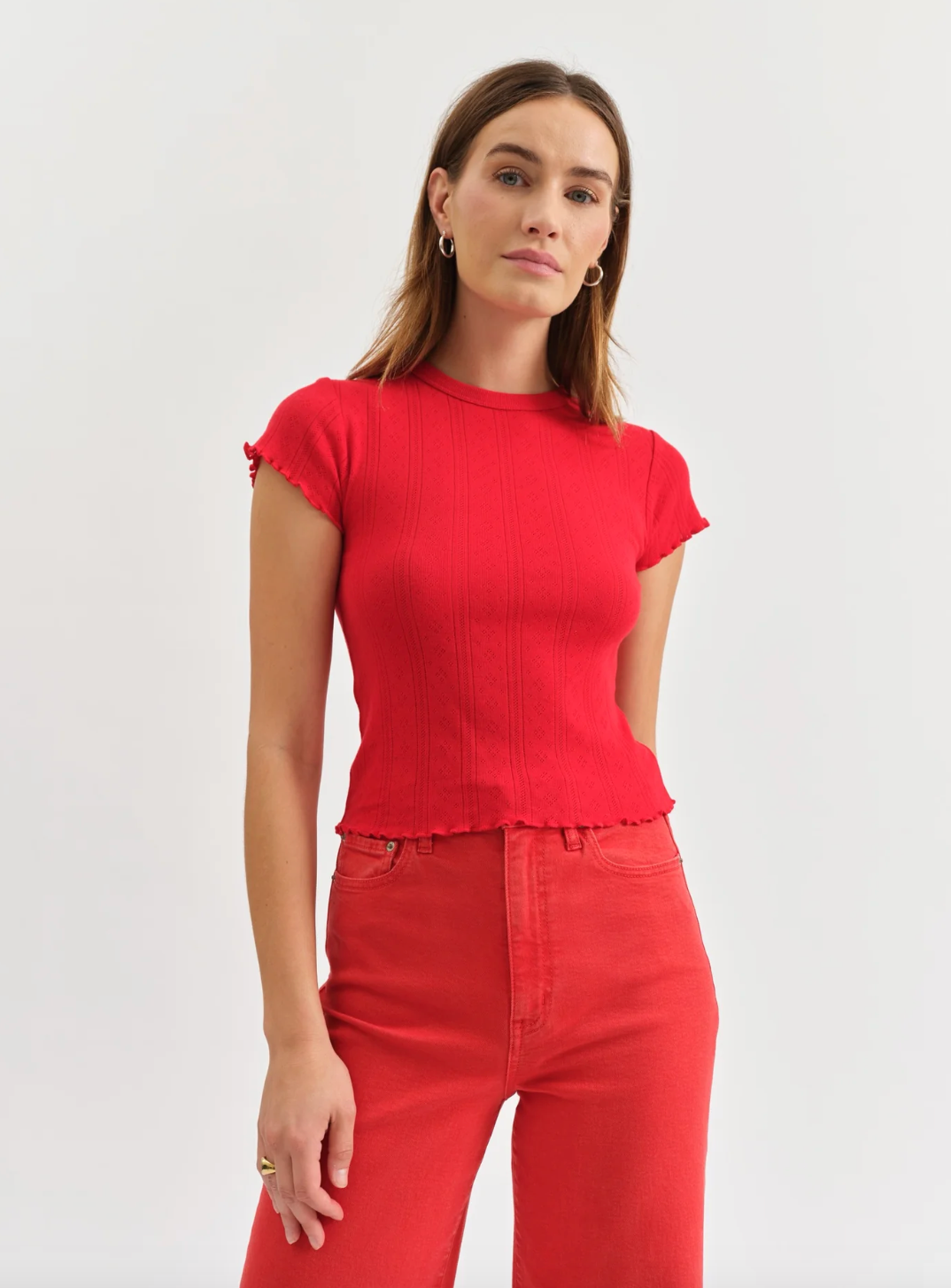 Lilly Top - Cherry, Women's Tops Collection
