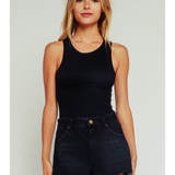 Muscle Tee - Black, Women's Tops Collection