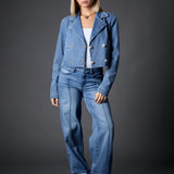 Olivia Jacket - Denim, Women's Tops Collection
