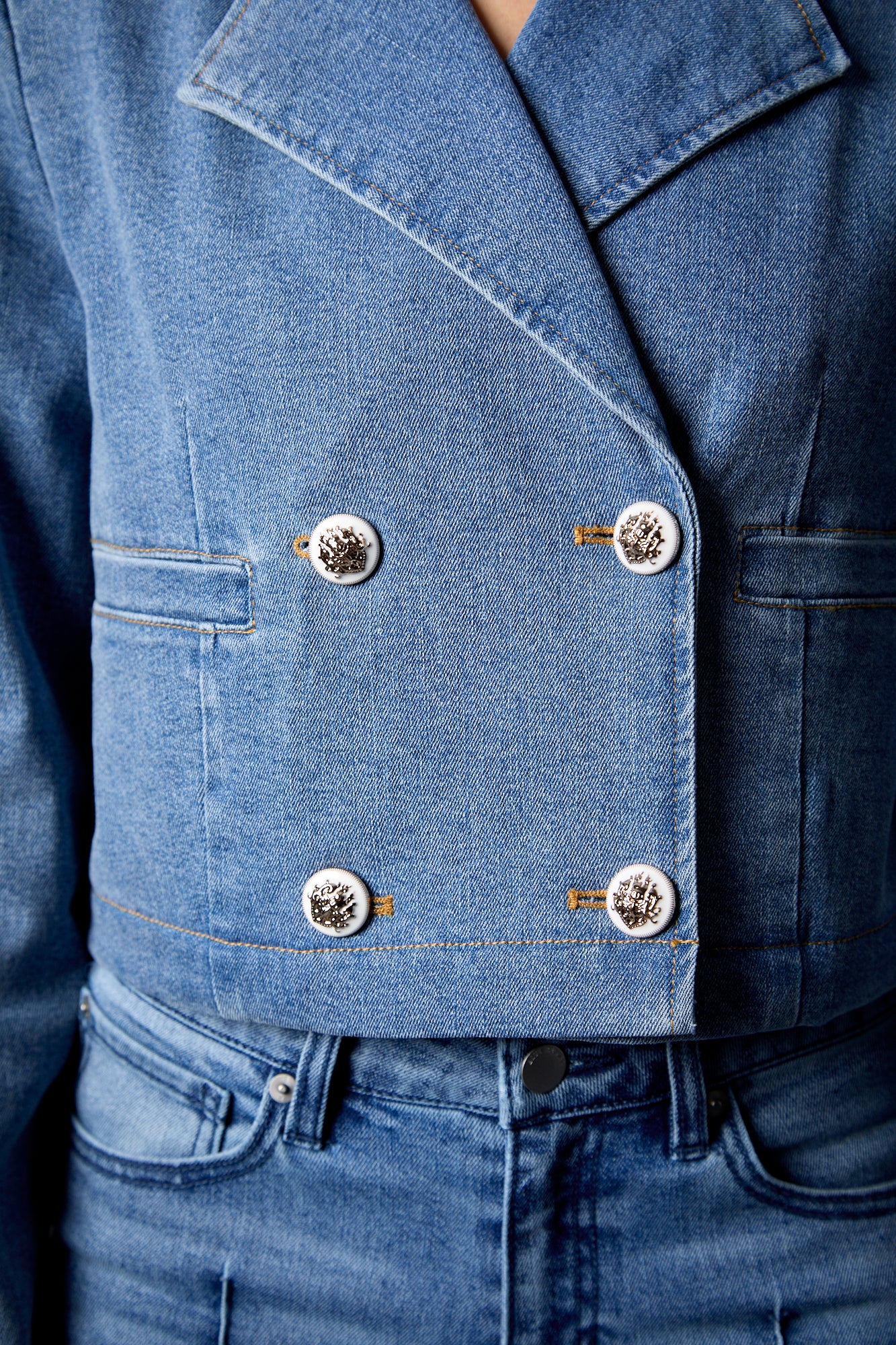 Olivia Jacket - Denim, Women's Tops Collection