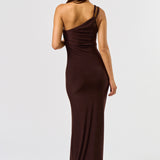 One Shoulder Strappy Maxi
