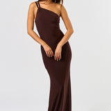 One Shoulder Strappy Maxi
