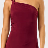 One Shoulder Strappy Maxi