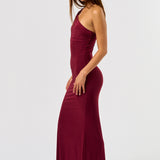 One Shoulder Strappy Maxi