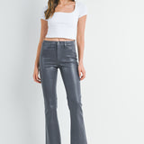 Just Black - Coated Slim Bootcut