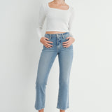 Just Black - Slim Cropped Bootcut - Medium Denim, Women's Jean Collection