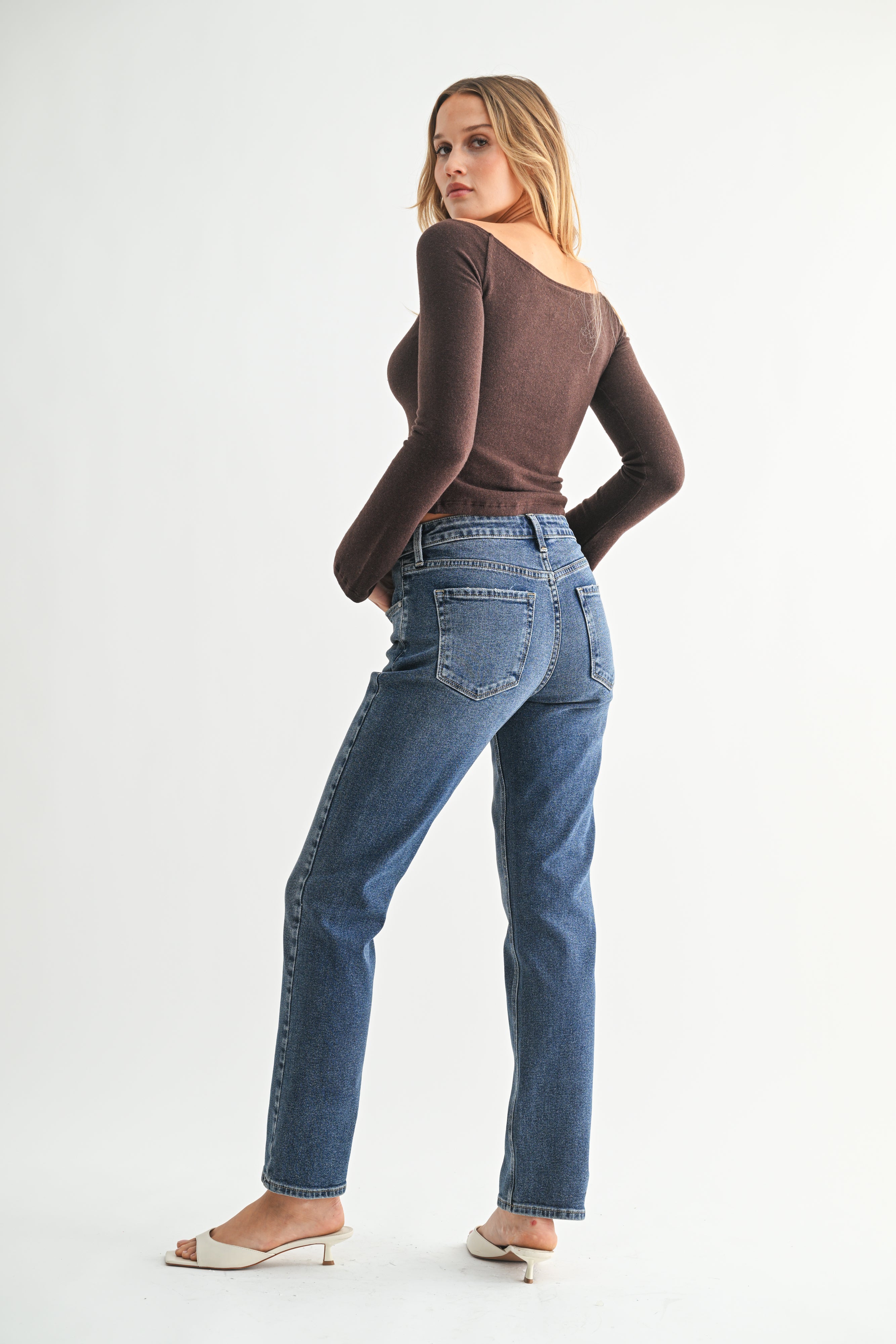 Just Black - Pencil Jean - dark denim