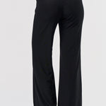 Wide Leg Mesh Pant - Black, Women's Pants Collection