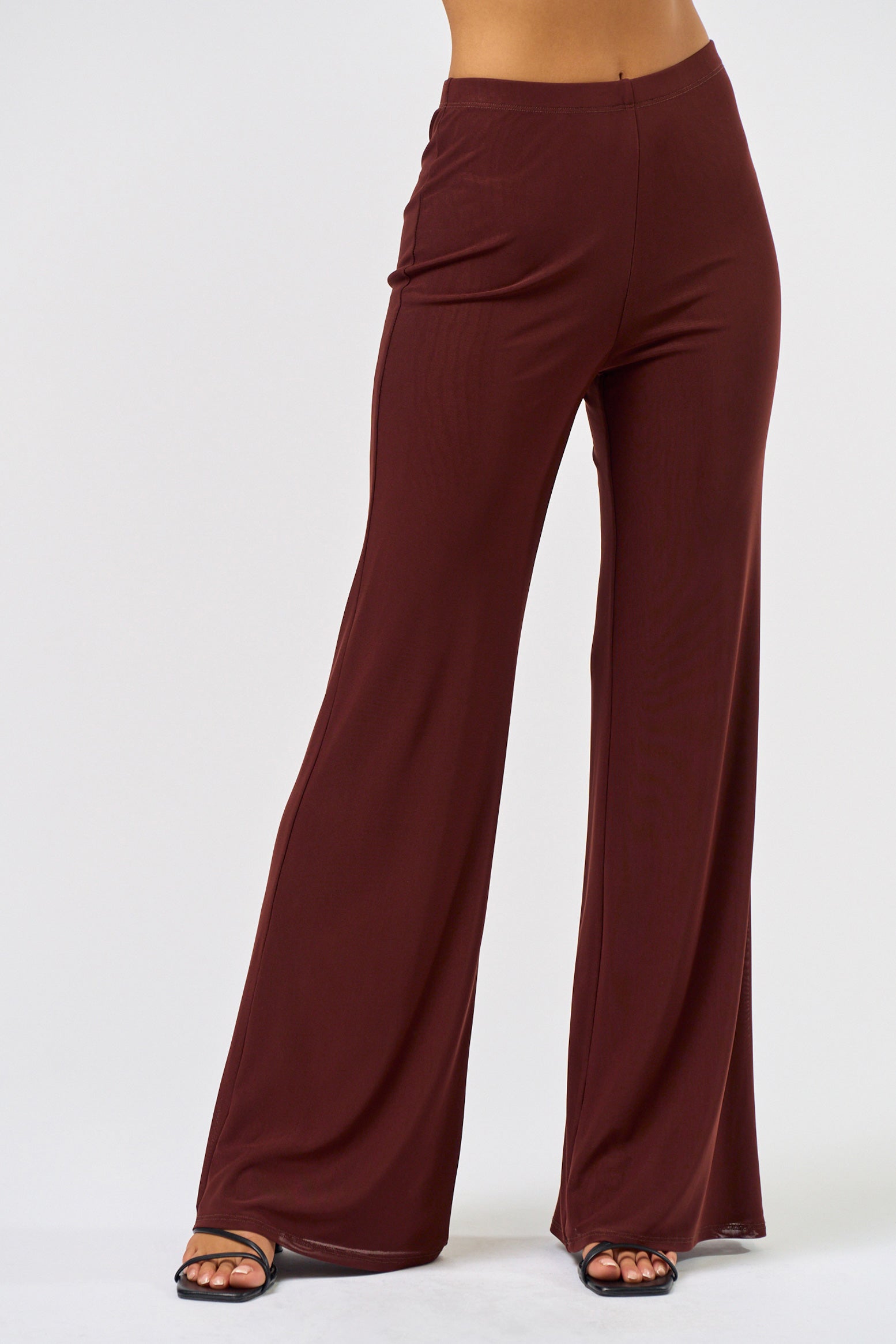 Wide Leg Mesh Pant - Cayenne, Women's Pants Collection