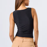 Metal Trim Cowl Top