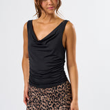 Cowl Neck and Back Sunky Top