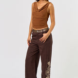 Cowl Neck and Back Sunky Top