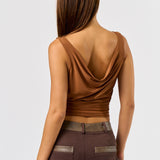 Cowl Neck and Back Sunky Top