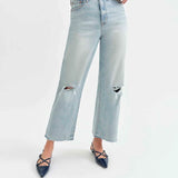 Daze - Pleaser Jean - high rise, light denim, womens jean collection