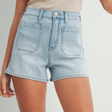 Just Black - Patch Pocket Short