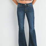 Just Black - Low Rise Western Bootcut - Dark Denim, Women's Jeans Collection