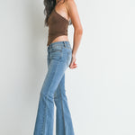 Just Black - Low Rise Western Bootcut - Medium Denim, Women's Jeans Collection