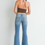 Just Black - Low Rise Western Bootcut - Medium Denim, Women's Jeans Collection