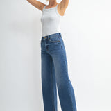 Just Black - Relaxed Vintage Straight - dark denim, womens jean collection