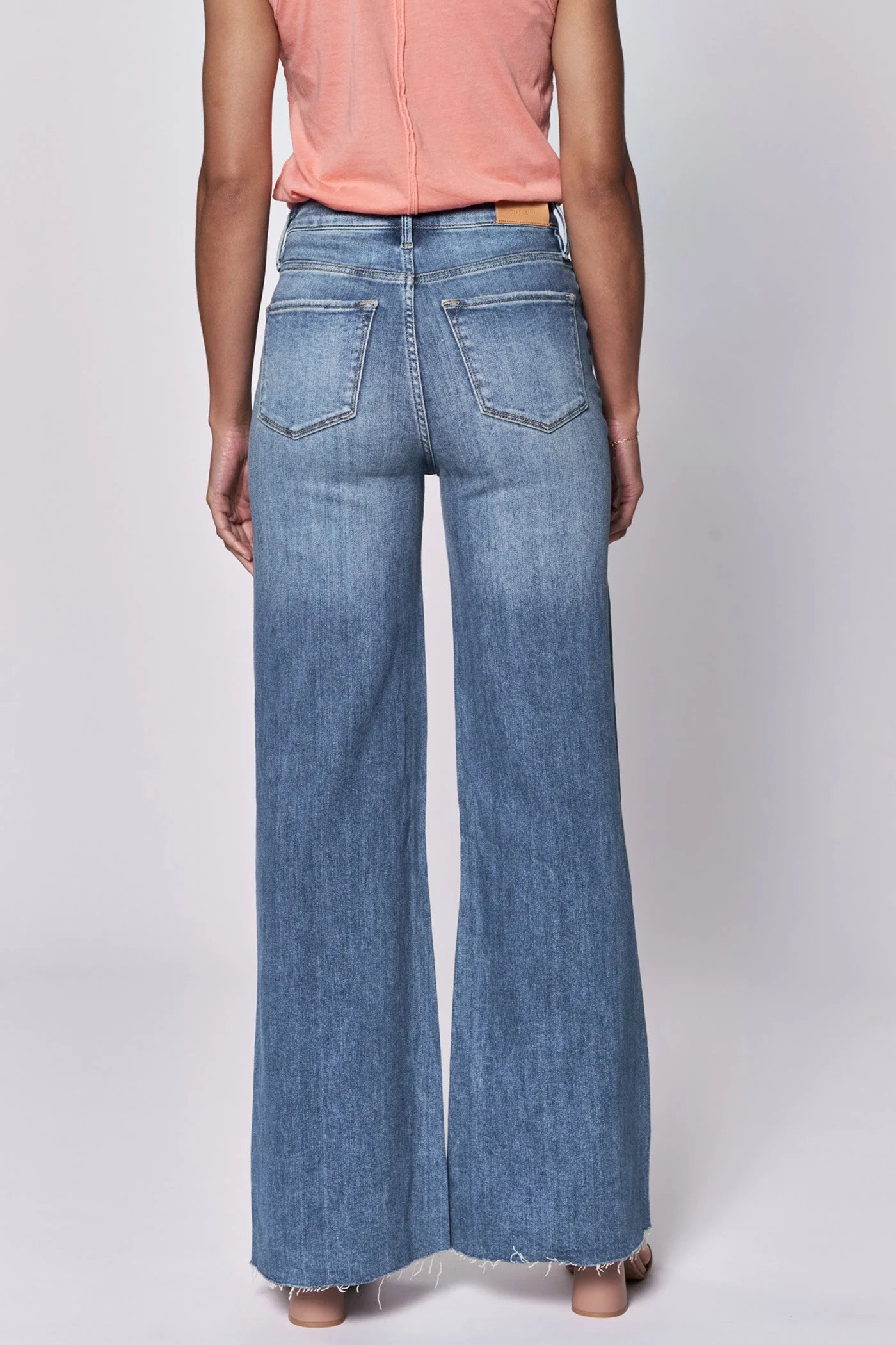 Dear John - High Rise Wide Leg - medium denim, womens jean collection