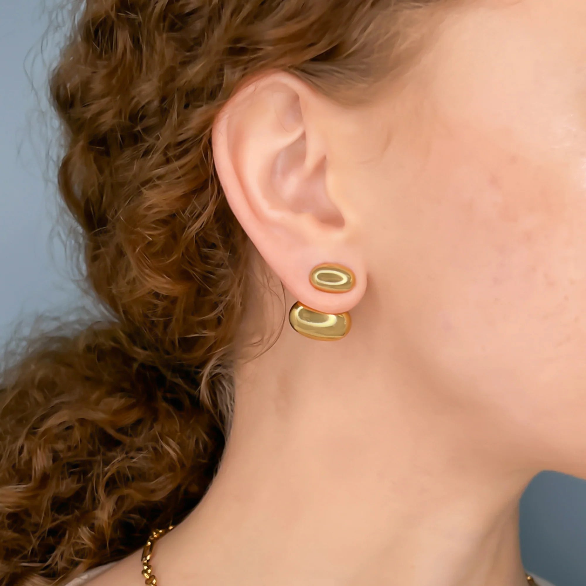 Gold Drop Earrings - Gold, Women's Earrings Collections